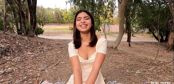  Real Teens - Cute 19 Year Old Latina Shoots Her First Porn